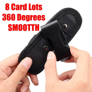 🔦 Funda Holster Táctica para Linterna con Clip Giratorio 360°