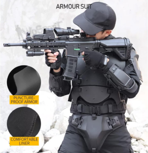 🦺 Chaleco Táctico MOLLE Ajustable (Negro)