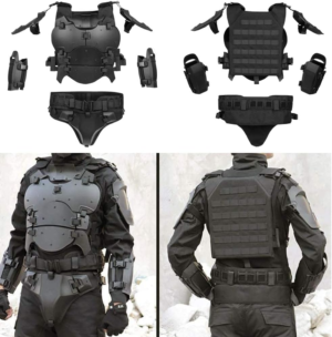 🦺 Chaleco Táctico MOLLE Ajustable (Negro)
