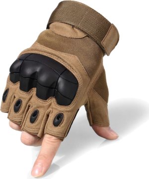 🧤 Guantes Tácticos Sin Dedos para Moto y Ciclismo