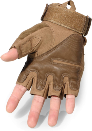 🧤 Guantes Tácticos Sin Dedos para Moto y Ciclismo
