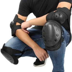 🛡️ Set 4 Piezas: Rodilleras + Coderas Tácticas de Protección