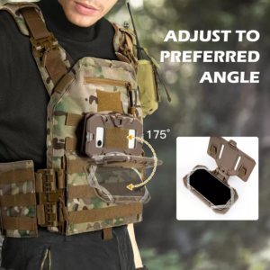 📱 Soporte MOLLE para Celular con Tablero Plegable