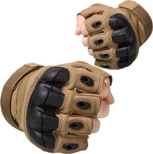 🧤 Guantes Tácticos Sin Dedos para Moto y Ciclismo