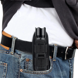 🔦 Funda Holster Táctica para Linterna con Clip Giratorio 360°