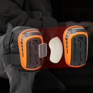 🦺 Rodilleras Profesionales de Trabajo con Gel (Naranja)
