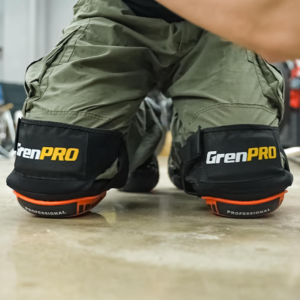 🦺 Rodilleras Profesionales de Trabajo con Gel (Naranja)