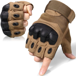 🧤 Guantes Tácticos Sin Dedos para Moto y Ciclismo
