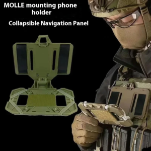 🧭 Tablero Táctico de Navegación con Soporte para Celular (MOLLE)