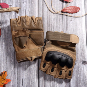 🧤 Guantes Tácticos Sin Dedos para Moto y Ciclismo