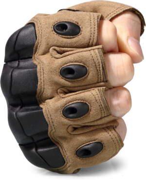 🧤 Guantes Tácticos Sin Dedos para Moto y Ciclismo