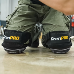 🦺 Rodilleras Profesionales de Trabajo con Gel (Gris)