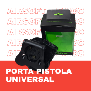 Porta Pistola Universal Milfort vista lateral – Airsoft México