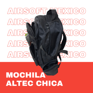 Mochila Táctica Compacta correas Mochila Táctica Compacta Altec negra correas acolchadas