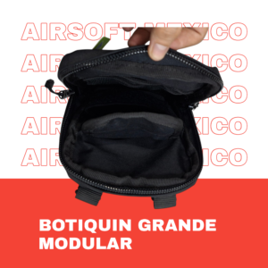 Botiquín Táctico Grande MOLLE negro detalle cremallera – Altec