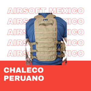Chaleco Peruano Táctico MOLLE Coyote lateral – Altec
