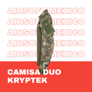 Camisa Táctica DUO Kryptek verde vista lateral – Altec