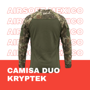 Camisa Táctica DUO Kryptek verde detalle tejido – Altec