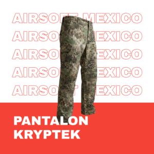 Pantalón Táctico Kryptek negro vista frontal – Altec Airsoft México